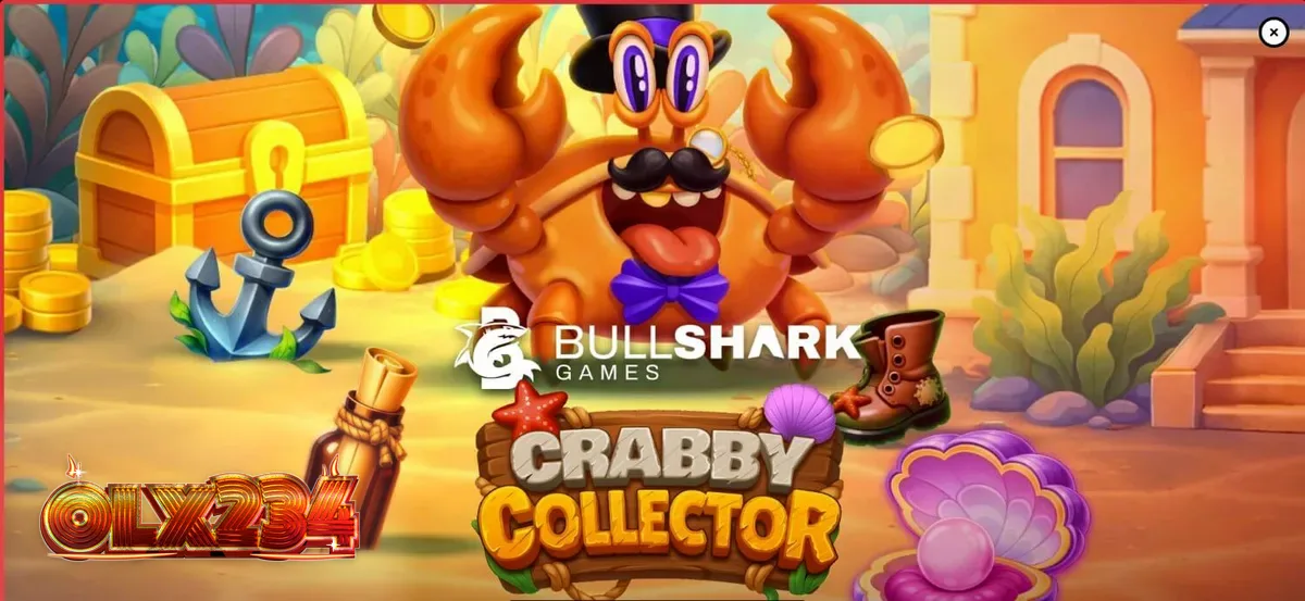 Pemandangan bawah laut yang ceria dengan kepiting berpenampilan elegan di slot Crabby Collector